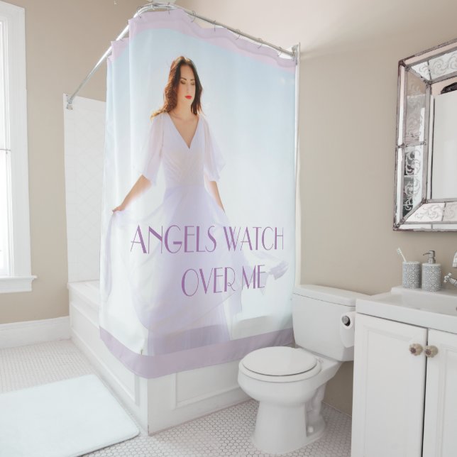 ANGELS SHOWER CURTAIN (In Situ)