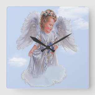 Angels Square Wall Clock