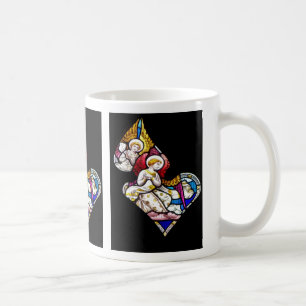 ANGELS STAINED GLASS WINDOW COFFEE MUG