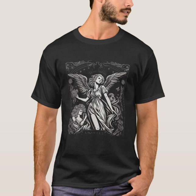 Angels Tarot Card Graphic for Men Women Boys Girls T-Shirt (Front)
