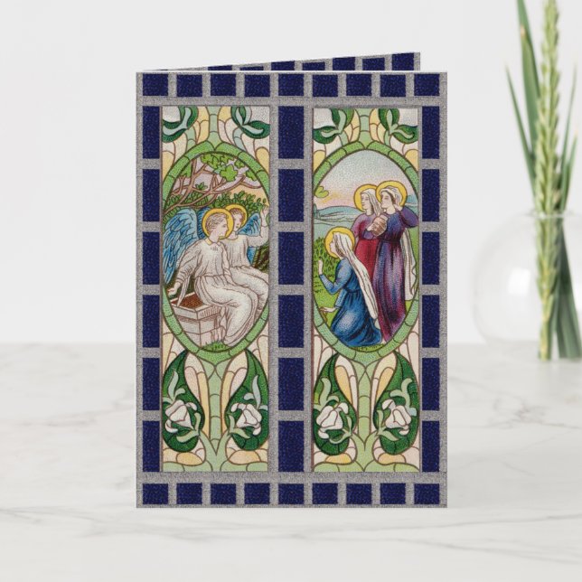 Angels & the 3 Marys at the Tomb; Lilies (RT 01) Card (Front)