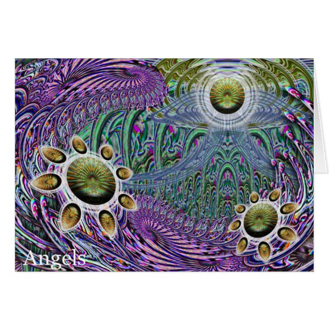 Angels: Three by Eight Card (Front Horizontal)