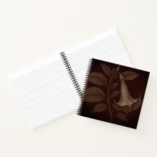 Angel's Trumpet Square Notebook