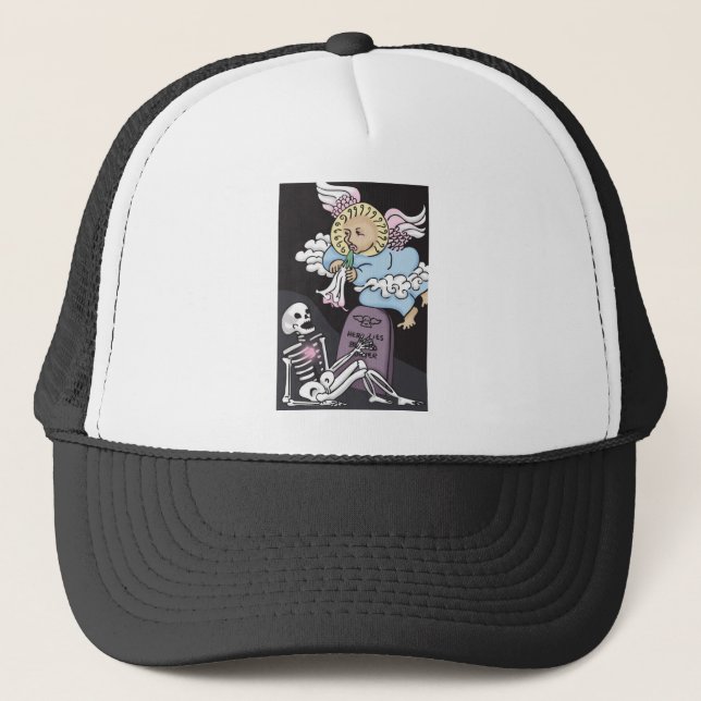 Angel's Trumpet Trucker Hat (Front)