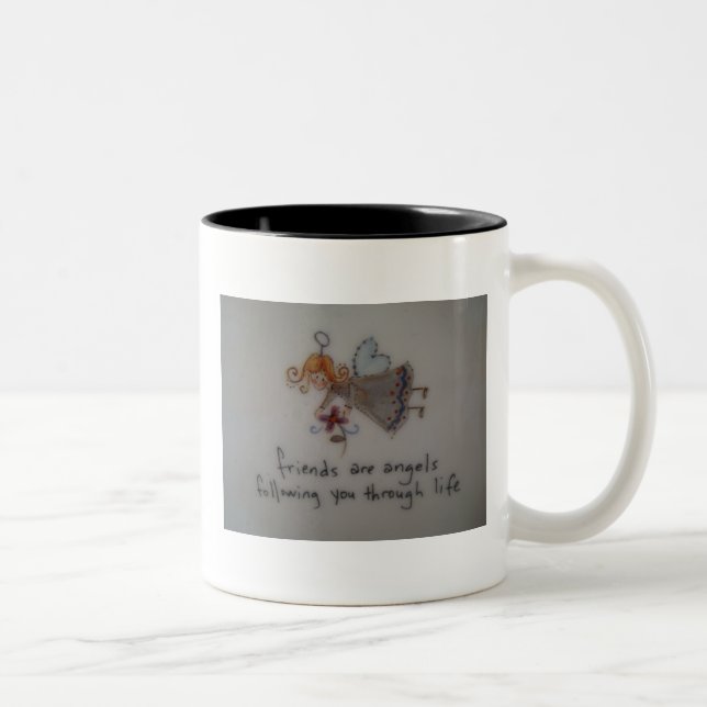 Angels Two-Tone Coffee Mug (Right)