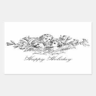 Angels Vintage Art Custom Gift Sticker