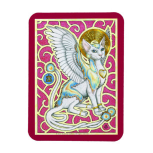 Angels Walk on 4 Paws Premium Magnet