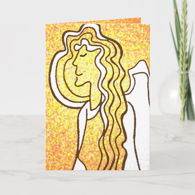 Angels watching over you card (Front)