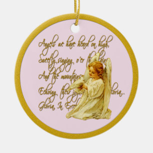 Angels We Have Heard On High Christmas Ornament