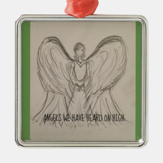 Angels we have heard on high metal tree decoration