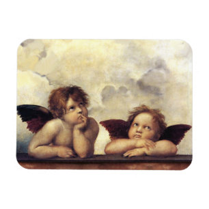 ANGELS / Winged Cherub Raffaello Sanzio Magnet
