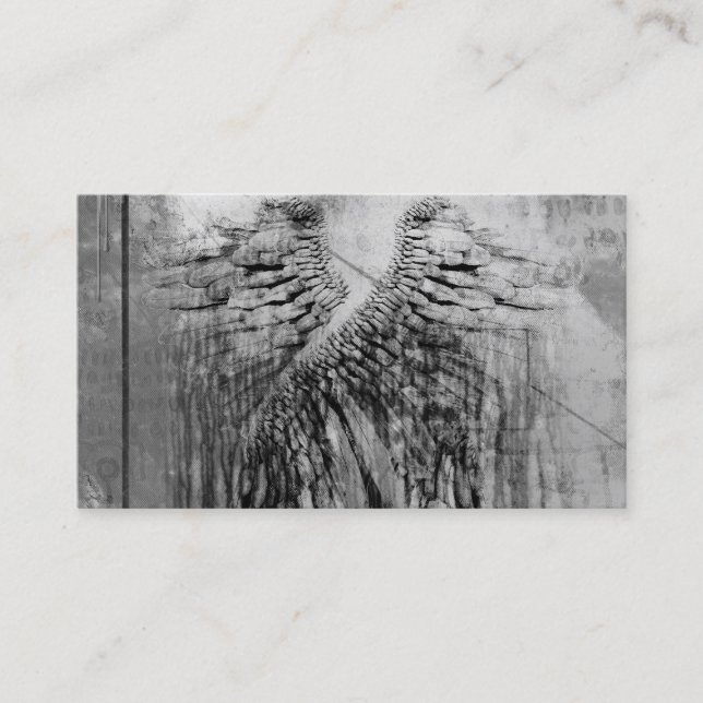 Angels wings business card (Front)