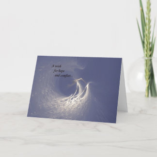 Angel's Wings Sympathy Card
