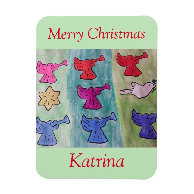 Angels With Trumpets Flexible Magnet (Vertical)