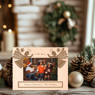 Angels Wooden Etched Frames