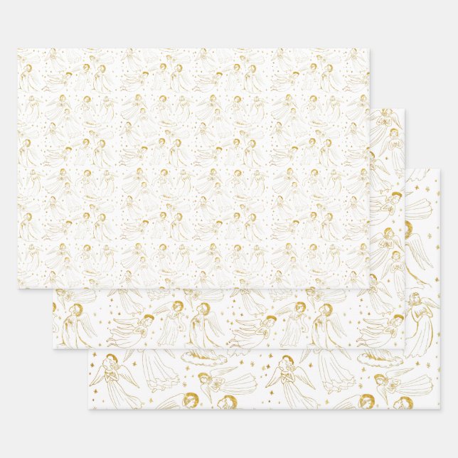 angels wrapping paper sheet (Set)