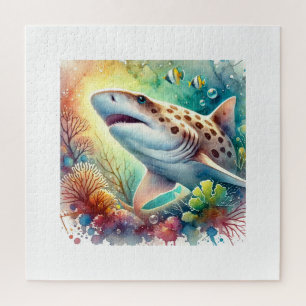 Angelshark painting 210724AREF147 - Watercolor Jigsaw Puzzle