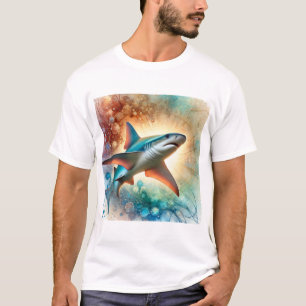 Angelshark painting 300724AREF111 - Watercolor T-Shirt