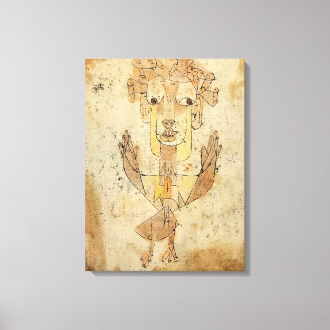 Angelus Novus by Paul Klee Canvas Print (Front)