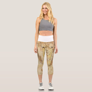Angelus Novus by Paul Klee Capri Leggings