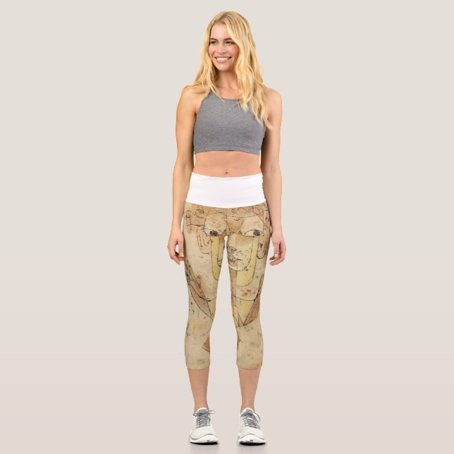 Angelus Novus by Paul Klee Capri Leggings (Front)