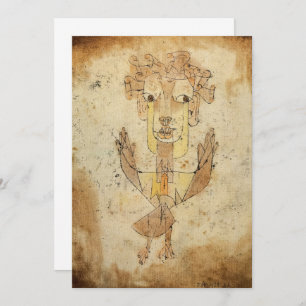 Angelus Novus by Paul Klee Invitation