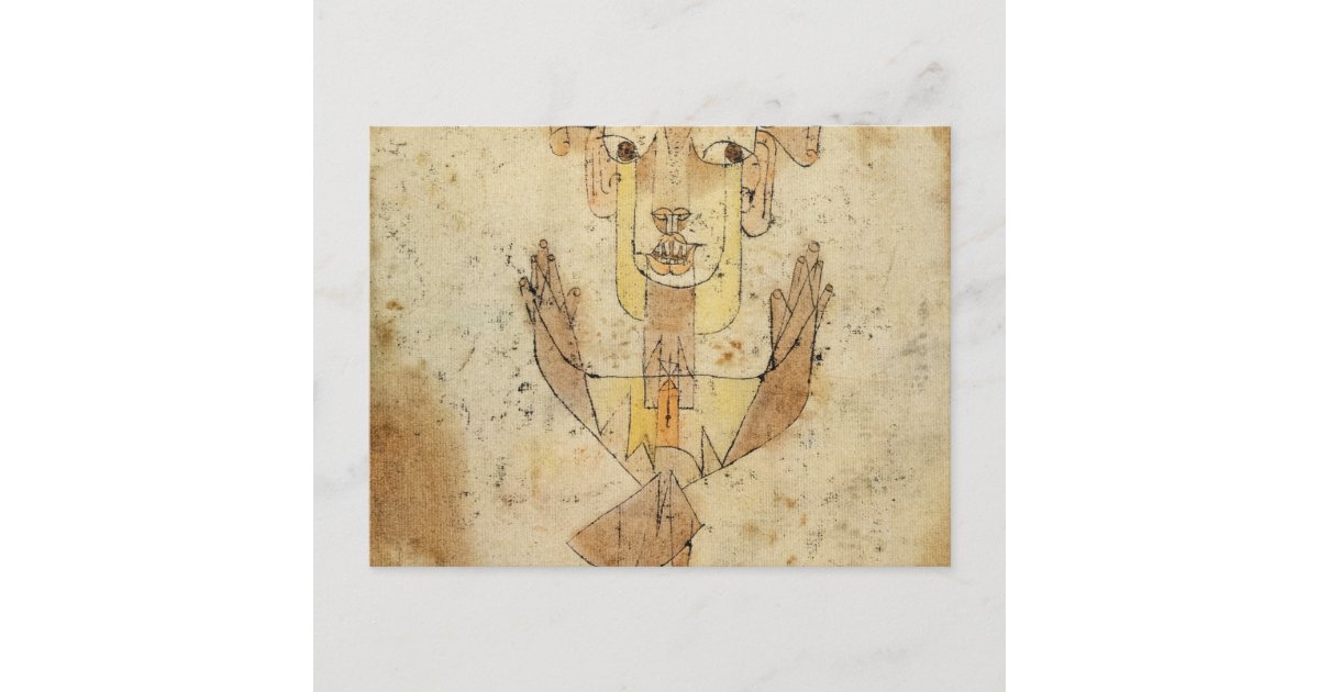 Angelus Novus by Paul Klee Postcard | Zazzle