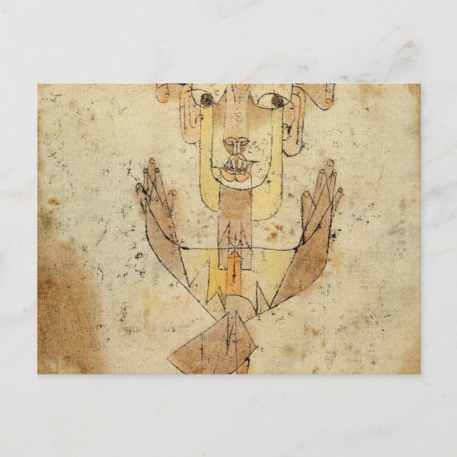 Angelus Novus by Paul Klee Postcard (Front)