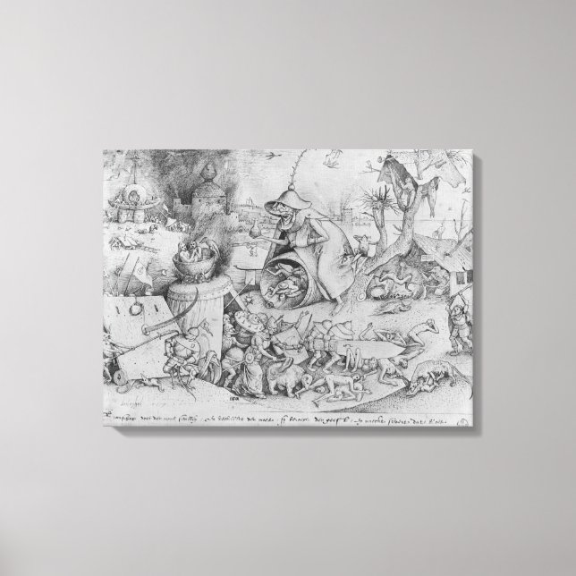 Anger, 1557 canvas print (Front)