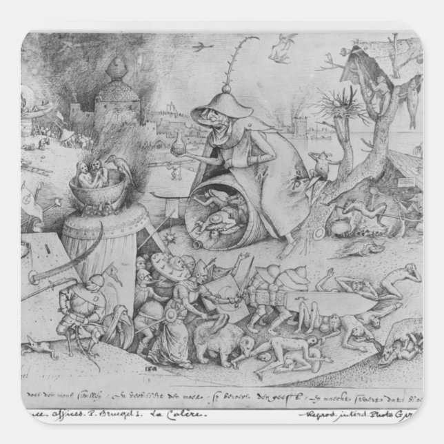 Anger, 1557 square sticker (Front)