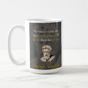 Anger Hurts You Most: Marcus Aurelius on Restraint Coffee Mug