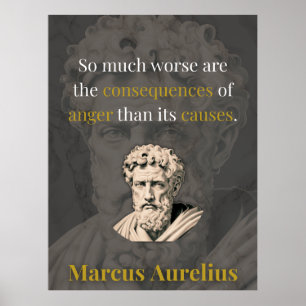 Anger Hurts You Most: Marcus Aurelius on Restraint Poster