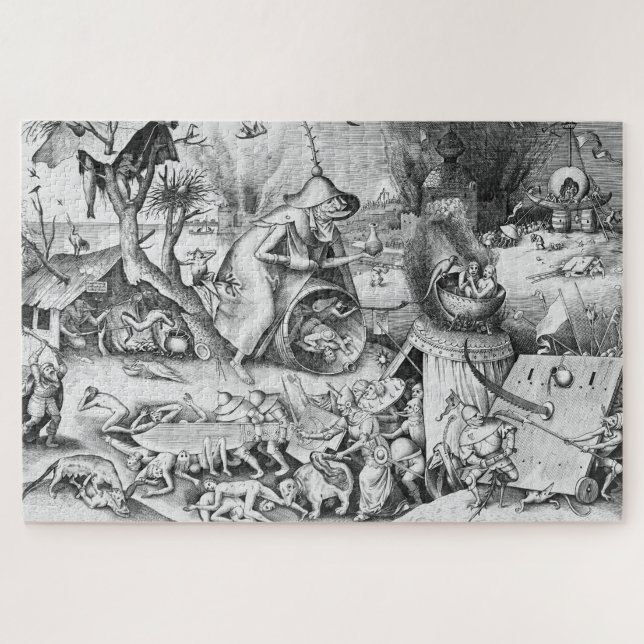 Anger (Ira), The Seven Deadly Sins Jigsaw Puzzle (Horizontal)