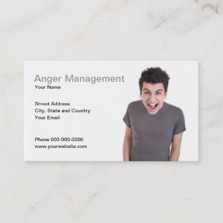 Anger Management Business Card
