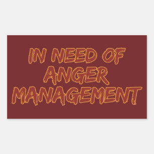 Anger Management custom color stickers