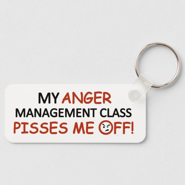 Anger Management Key Ring (Front)
