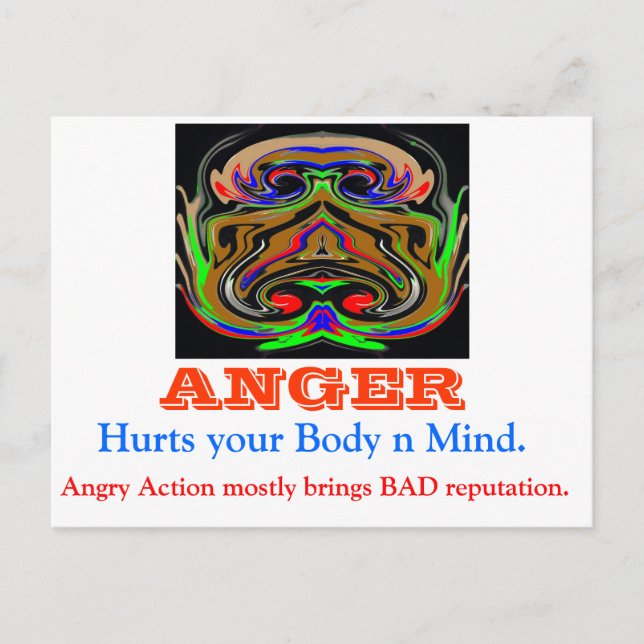 ANGER Management Postcard (Front)