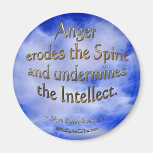 "Anger" Motivational Poetry Magnet