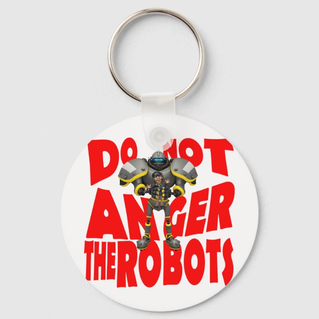 Anger Robots Key Ring (Front)