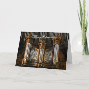 Angers Cathedral organ Holiday Card