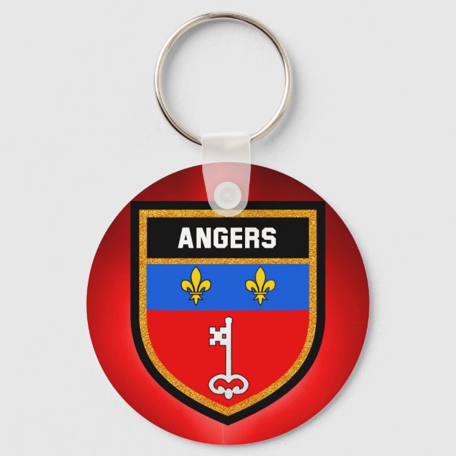 Angers Flag Key Ring (Front)