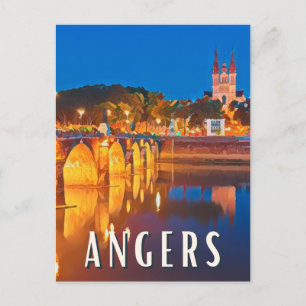 Angers Photo Vintage Postcard