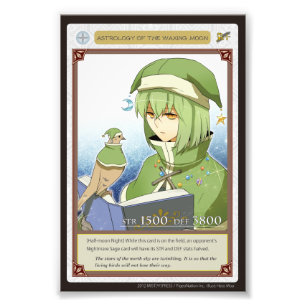 Anghel world photo-Astrology of the Waxing Moon Photo Print