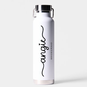 Angie Cute Heart I Bridesmaid Water Bottle