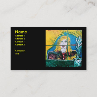 ANGIES THOUSAND YARD STARE BUSINESS CARD