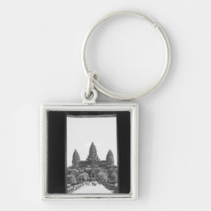 Angkor Cambodia, Angkor Wat Doorway View 2 Key Ring