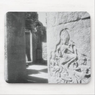 Angkor Cambodia, Apsara Carving The Bayon 2 Mouse Mat