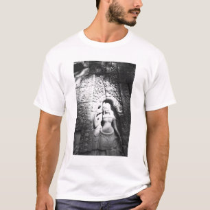 Angkor Cambodia, Apsara Carving The Bayon T-Shirt
