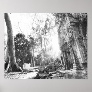 Angkor Cambodia, Details Ta Prohm Poster