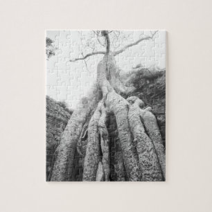 Angkor Cambodia, Tree Ta Prohm Jigsaw Puzzle
